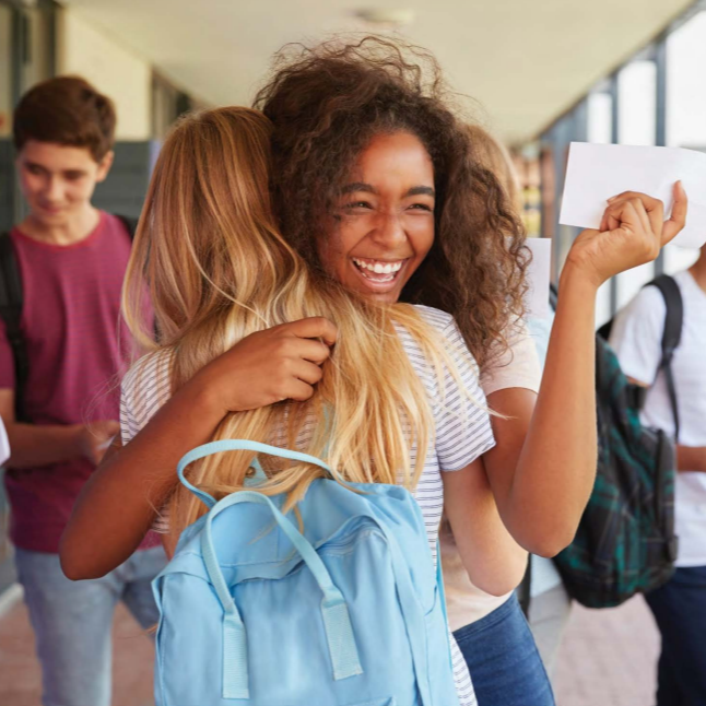Students+Hugging